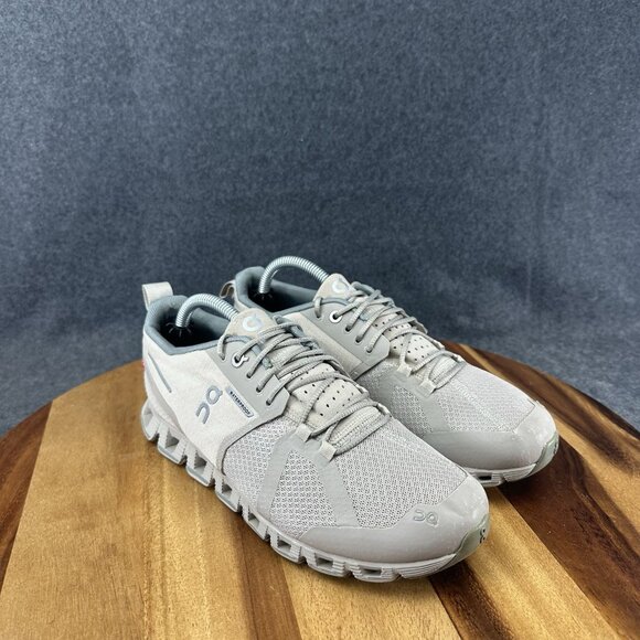 On Cloud Waterproof Womens Size 6.5 Gray Athletic Running Shoes Sneakers - Picture 2 of 13